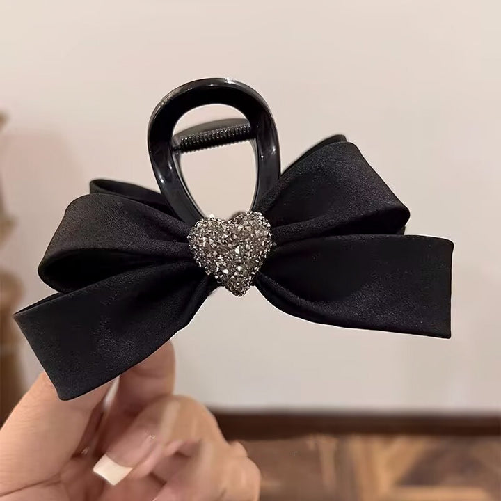 New Heart Ribbon Hair Clip Claw Clip