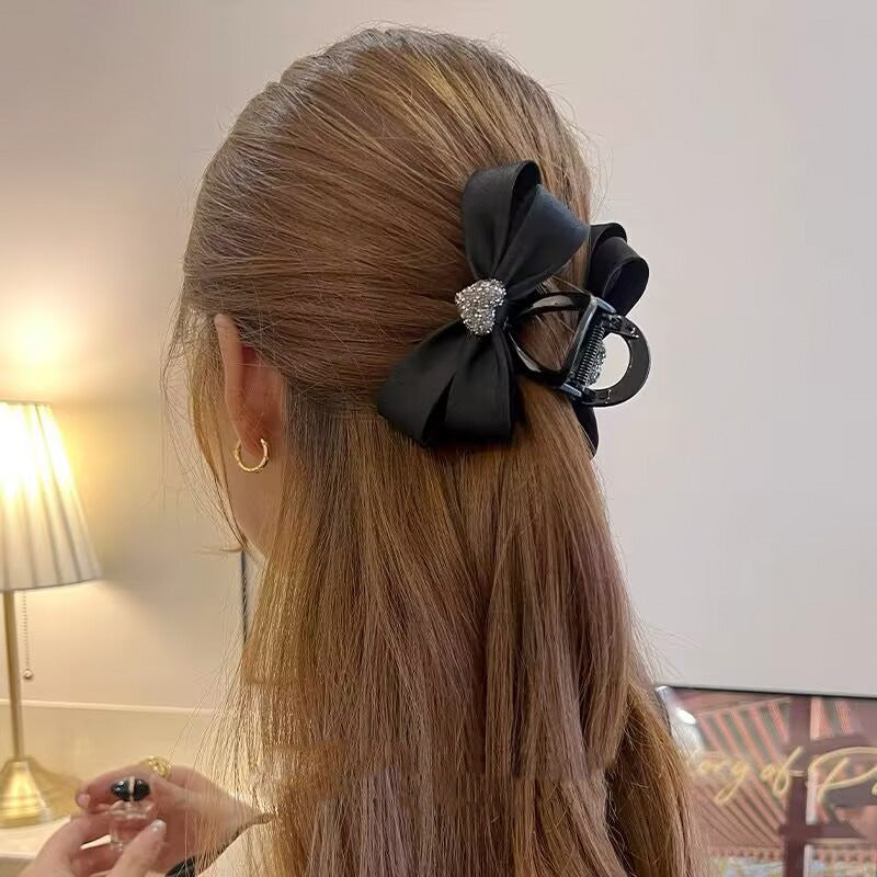 New Heart Ribbon Hair Clip Claw Clip