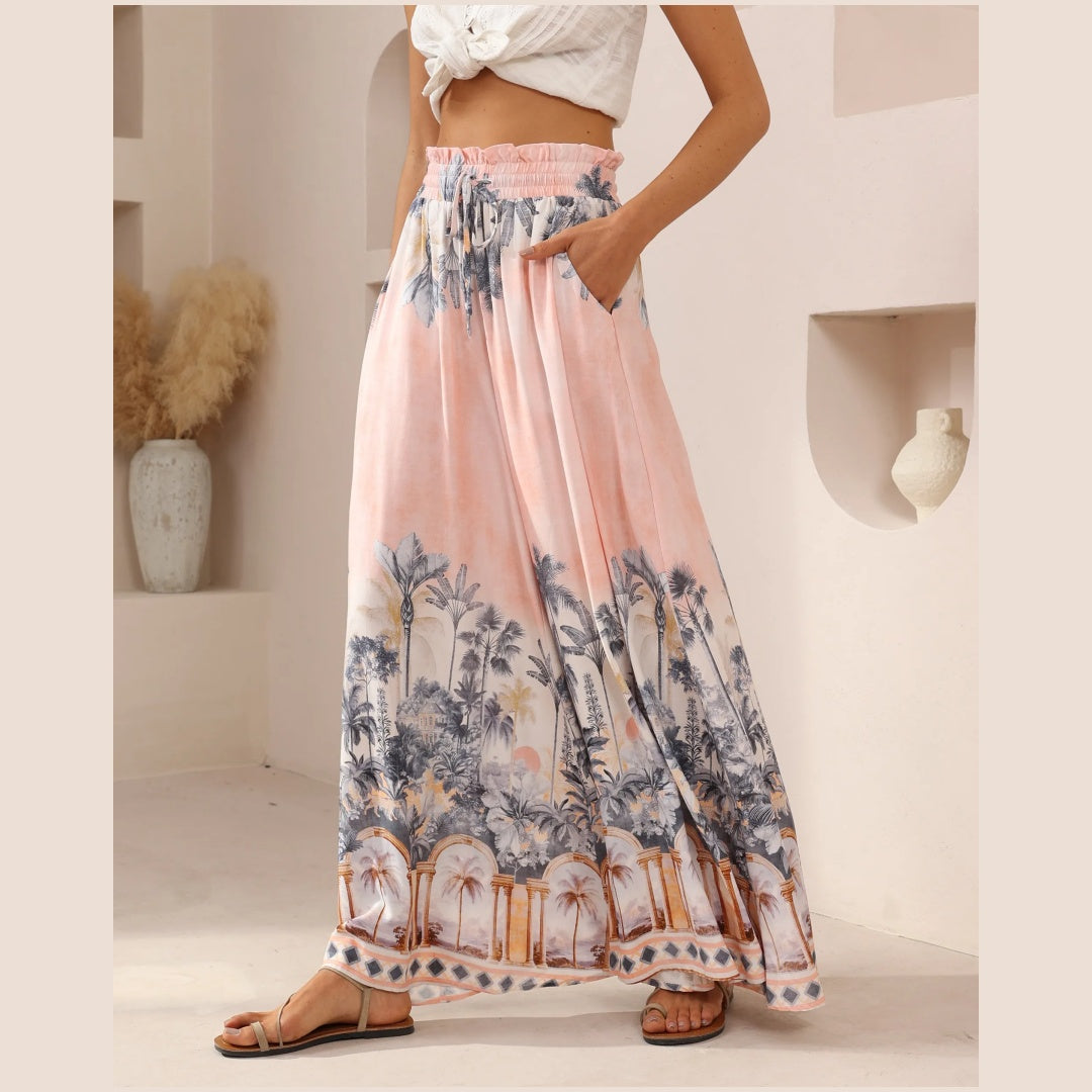 Nora High Waisted Wide Leg Pants
