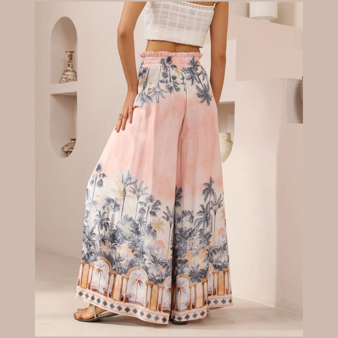 Nora High Waisted Wide Leg Pants