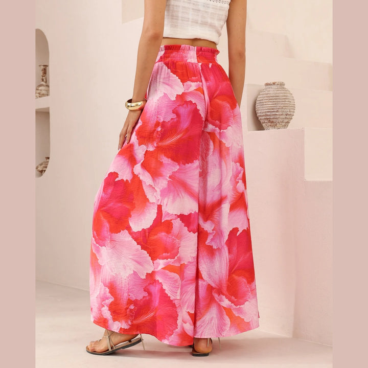 Aurora Pants -Paper Bag High Waisted Wide Leg Pants