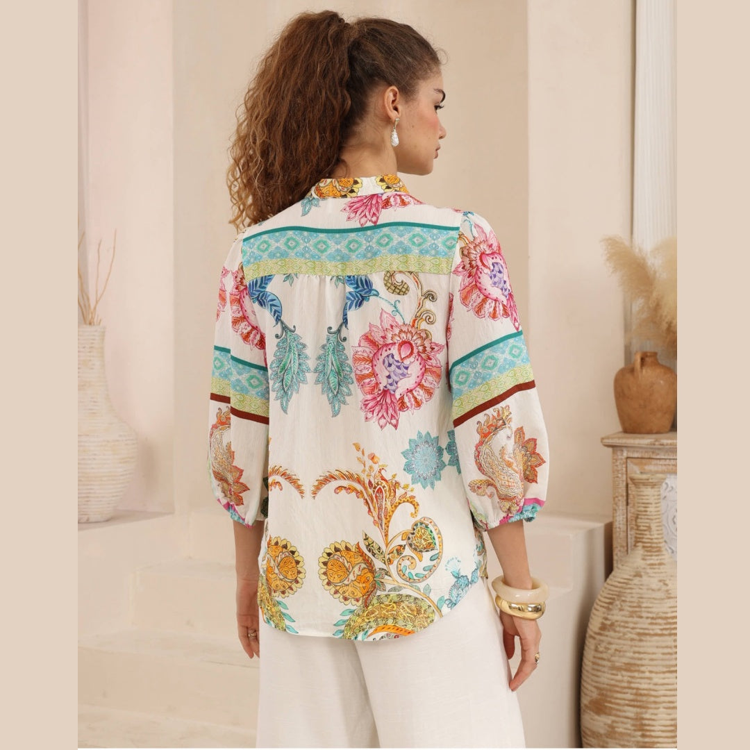 Bohemian Bloom Blouse