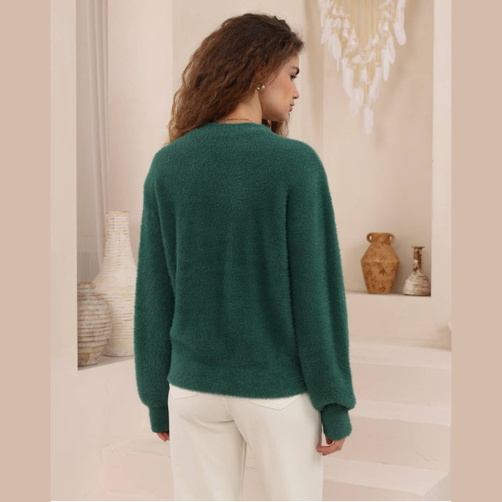 Cloud Cardigan-Dark Green