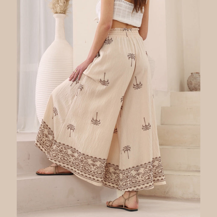 Melanie High Waisted Wide Leg Pants