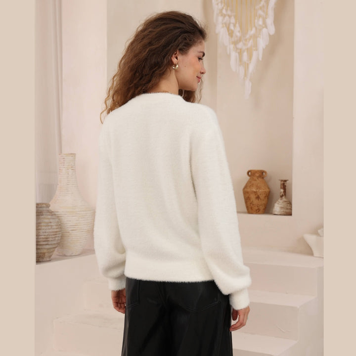 Cloud Cardigan-Ivory