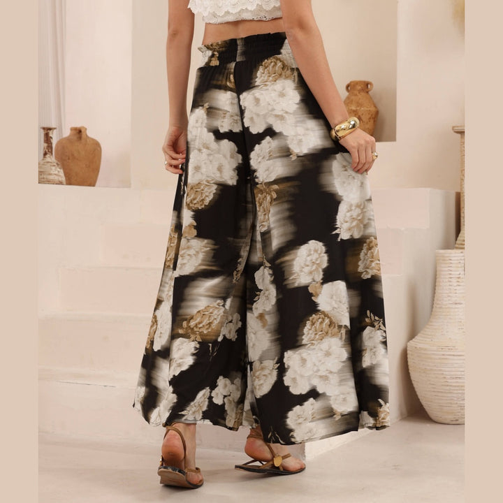 Sahara Bloom  High Waisted Wide Leg Pants