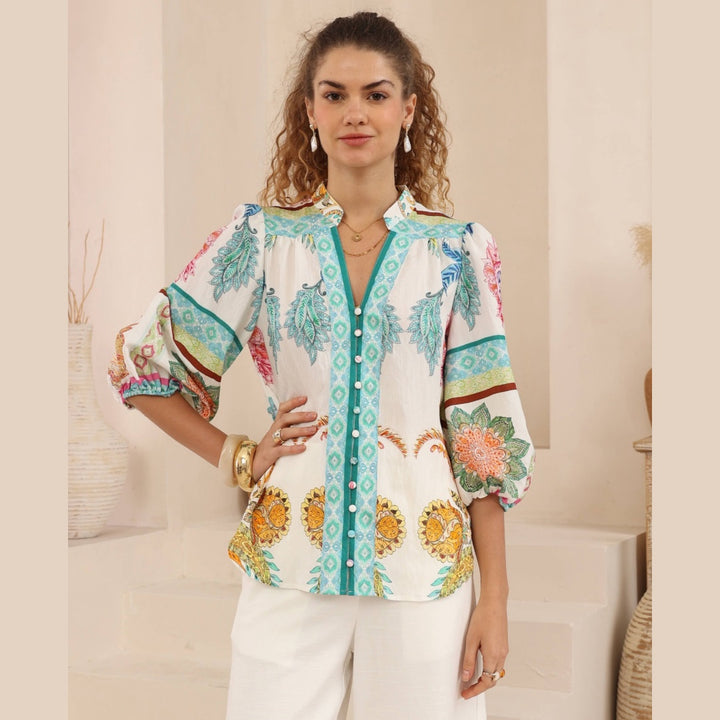 Bohemian Bloom Blouse