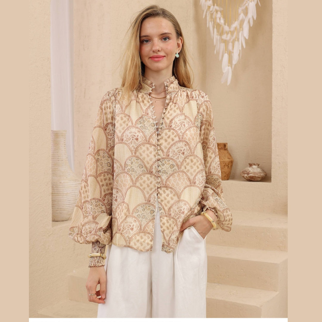 Sahara Mosaic Blouse