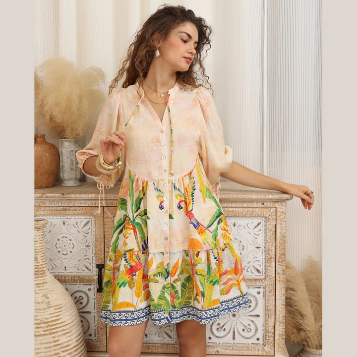 Cockatoo BabyDoll Dress