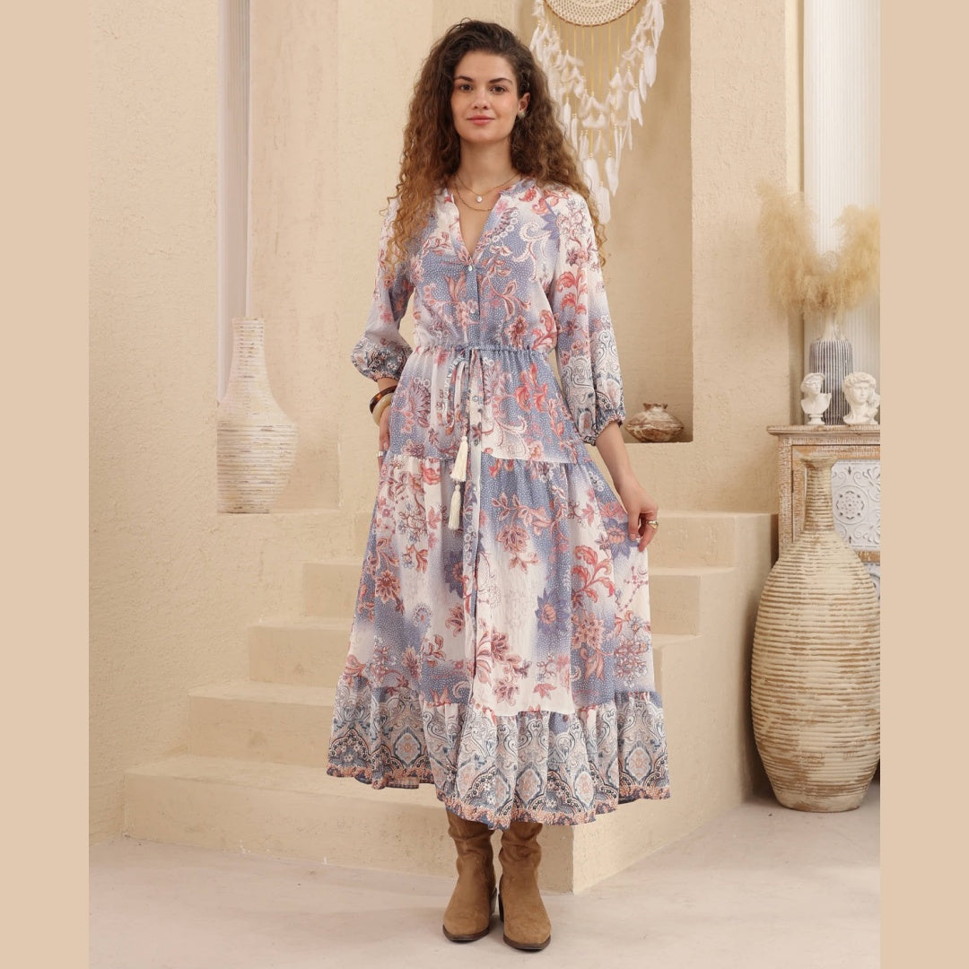 Willow Mist  Midi Dress