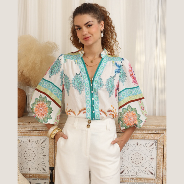 Bohemian Bloom Blouse