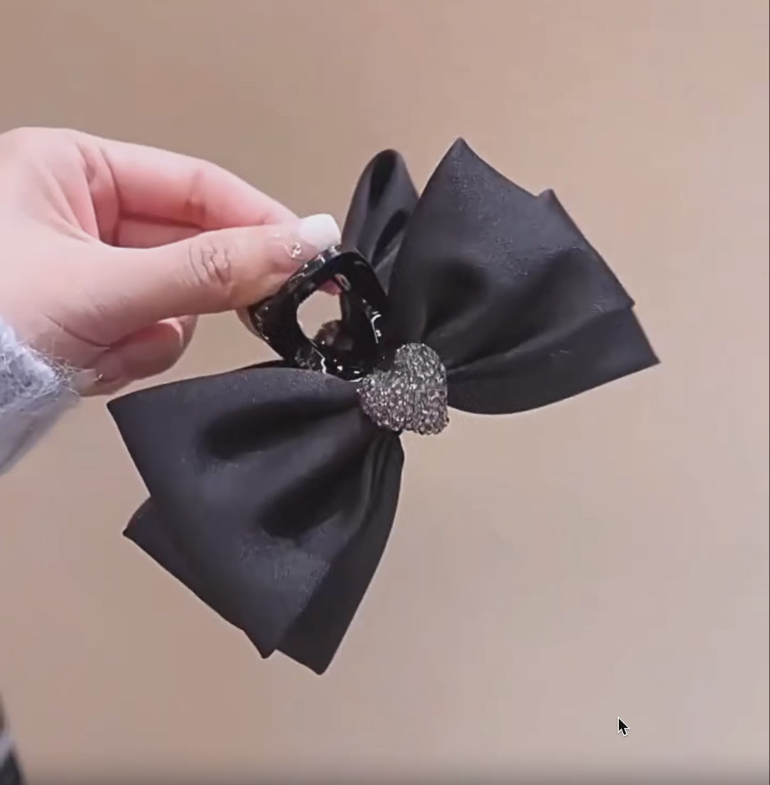 New Heart Ribbon Hair Clip Claw Clip