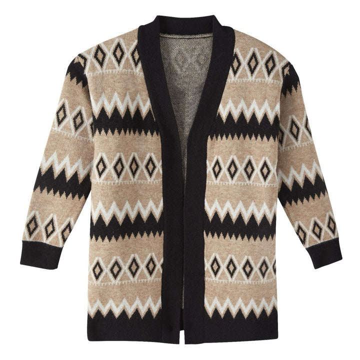 Briar Geometric Print Cardigan