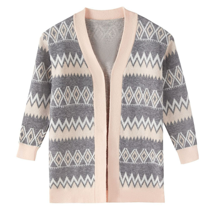 Briar Geometric Print Cardigan