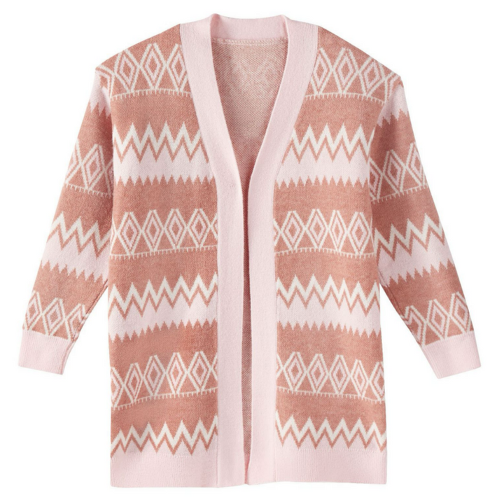 Briar Geometric Print Cardigan