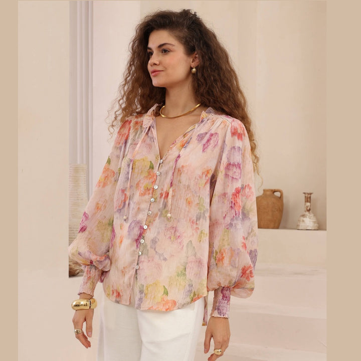 Blush Garden Co-ord Blouse